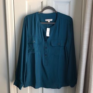 NWT Loft Long sleeve Blouse